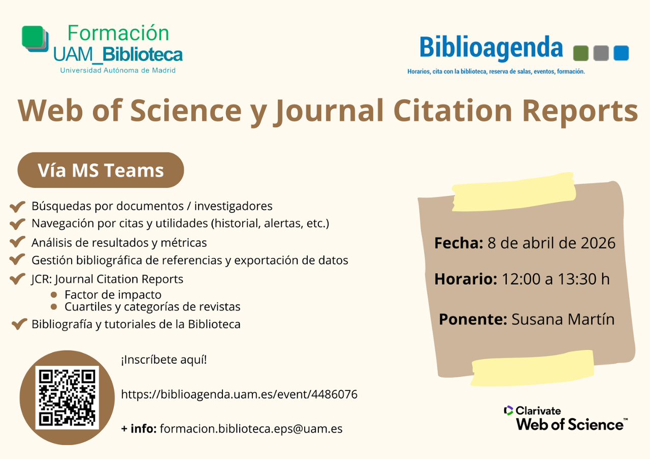 Formación WoS y JCR