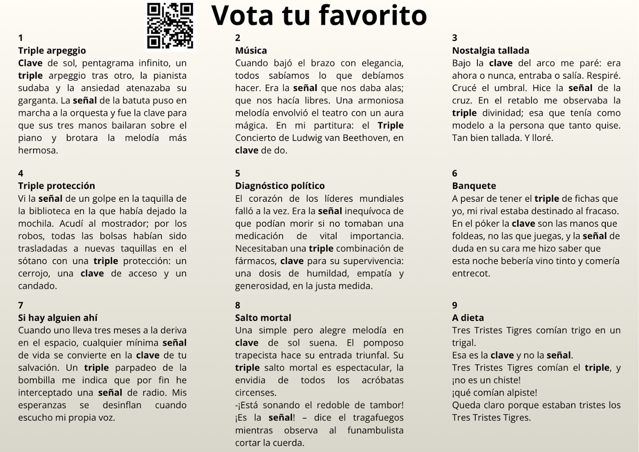 Concurso Microrrelatos 2026