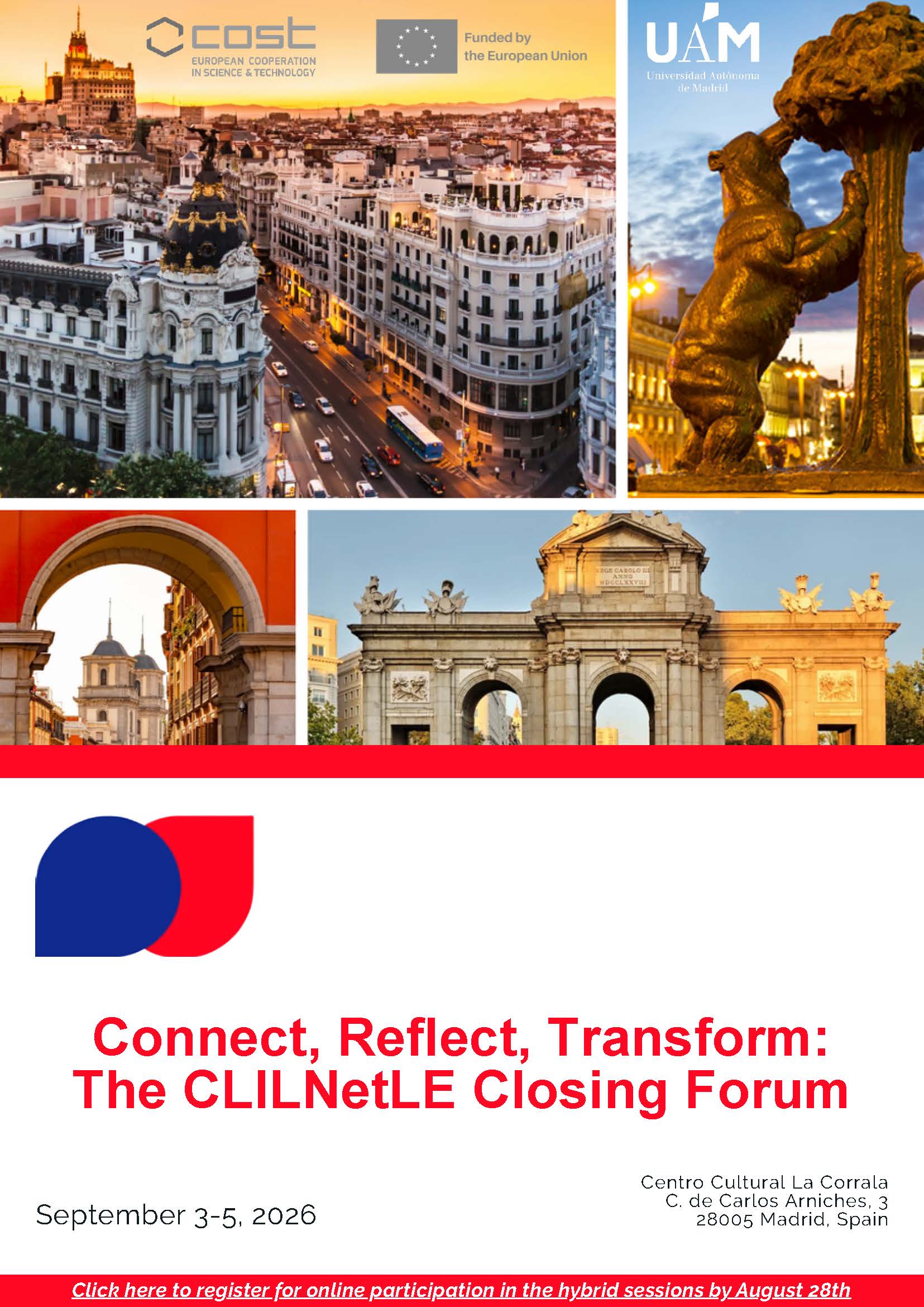 Cartel Connect, Reflect, Transform: The CLILNetLE Closing Forum
