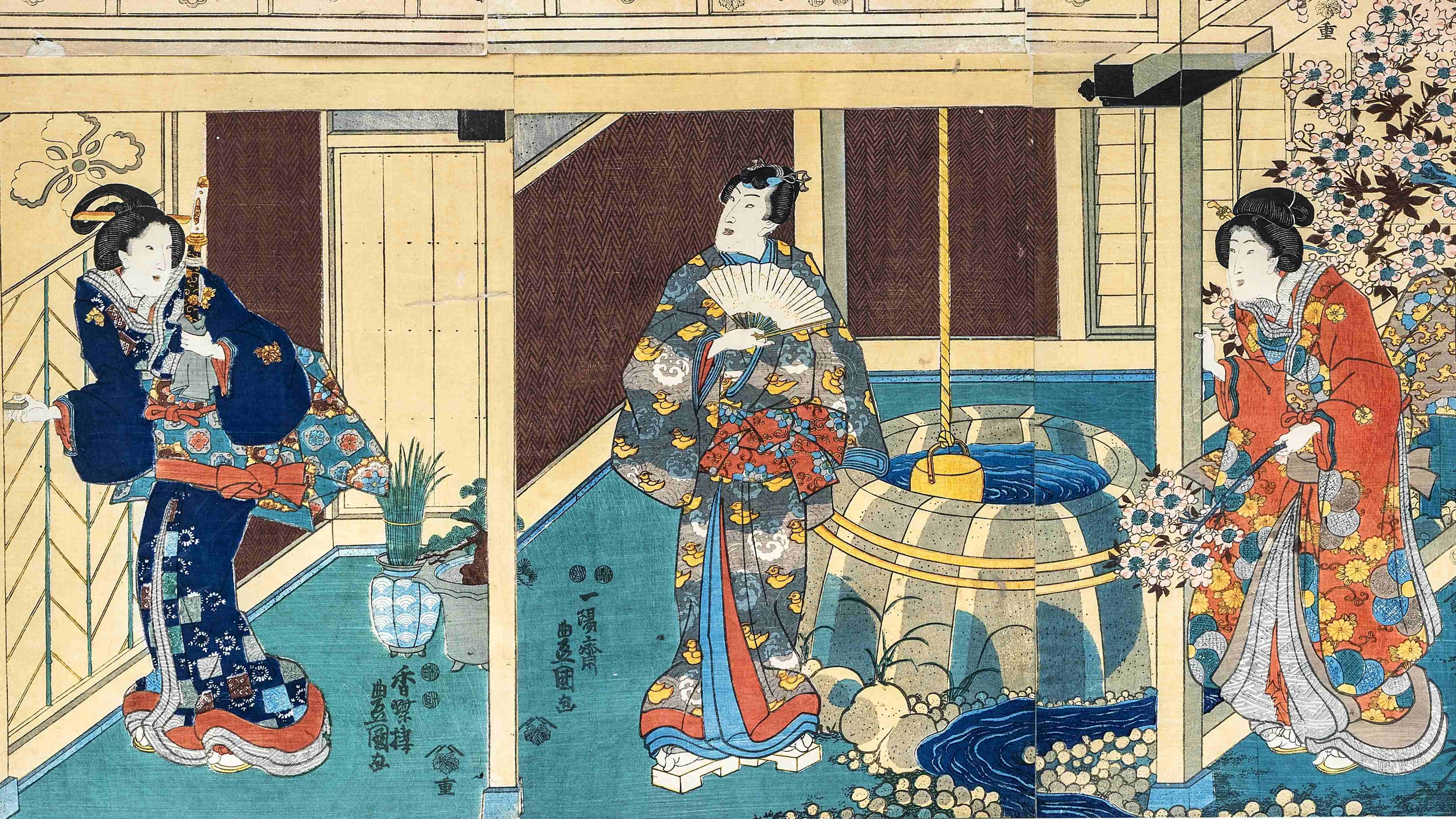 Bellezas del mundo flotante: nueva exposición de grabado japonés.