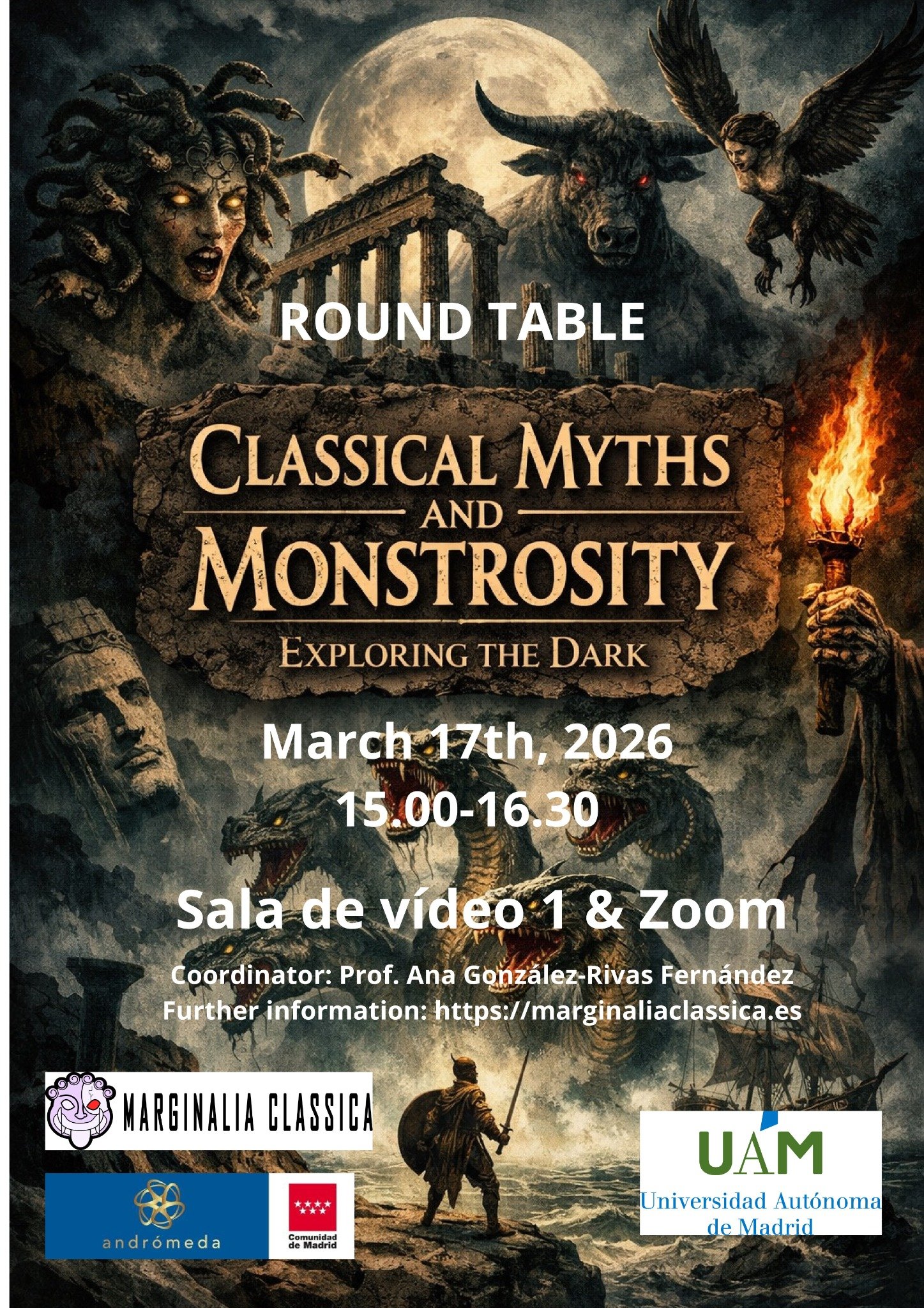 Cartel con imagen de