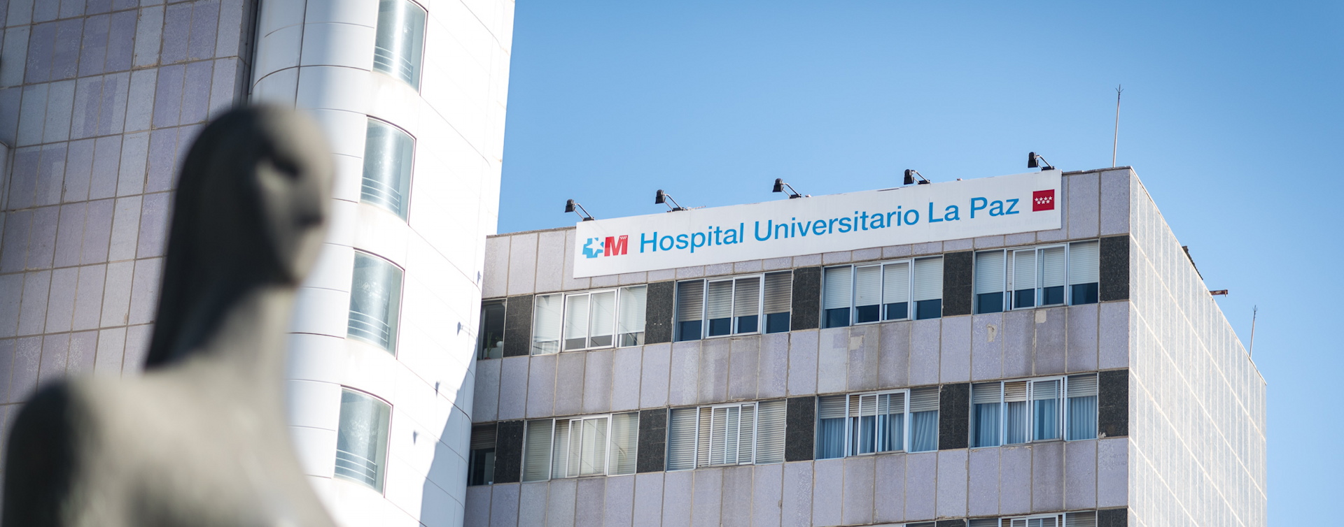 Vista del edificio Materno-Infantil del Hospital Universitario La Paz
