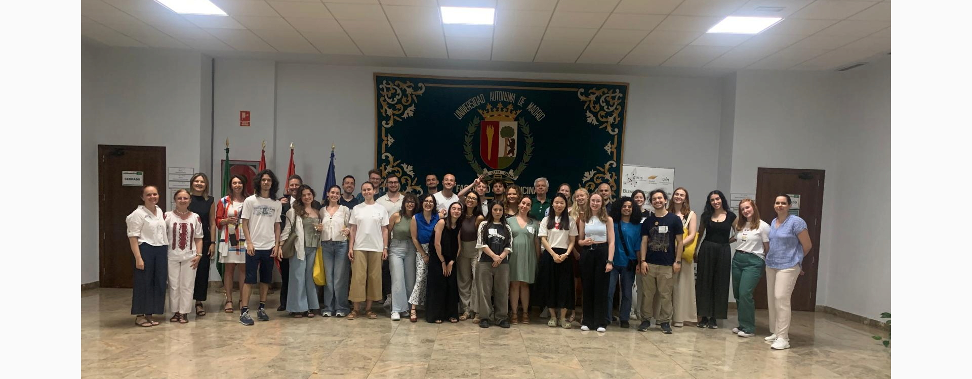 Foto de familia de los participantes en el curso CIVIS “New Insight in Drug Design and Discovery – From the Bench to the Patient”.