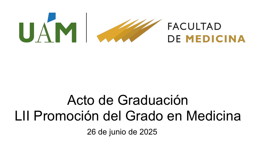 Cartel del Acto de Graduación de la LII Promoción del Grad en Medicina..