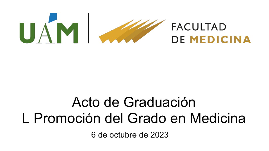 Acto de Graduación de la L Promoción del Grado en Medicina.