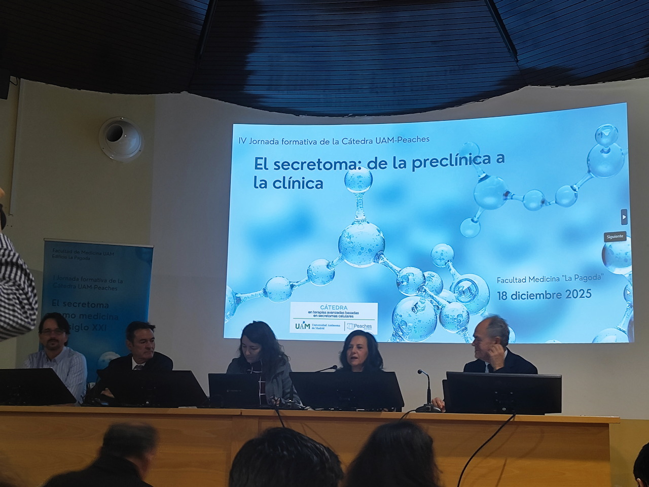 IV Jornada formativa de la Cátedra UAM-Peaches «El secretoma: de la preclínica a la clínica».