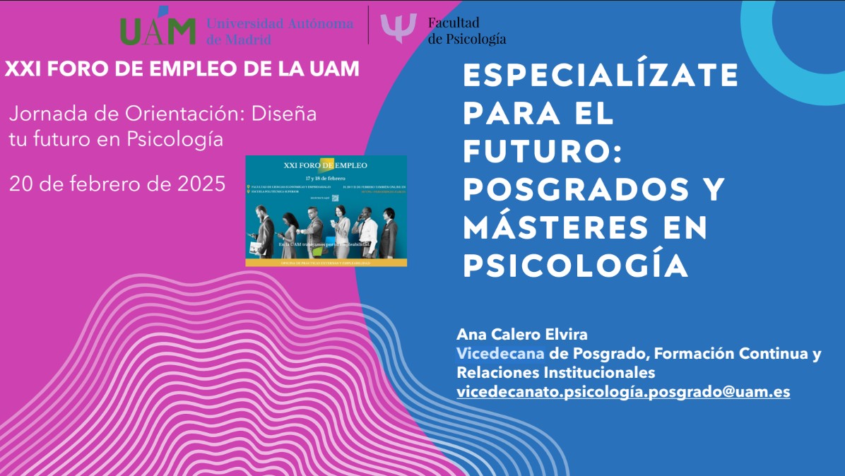 Vídeo Presentación Facultad Psicología UAM
