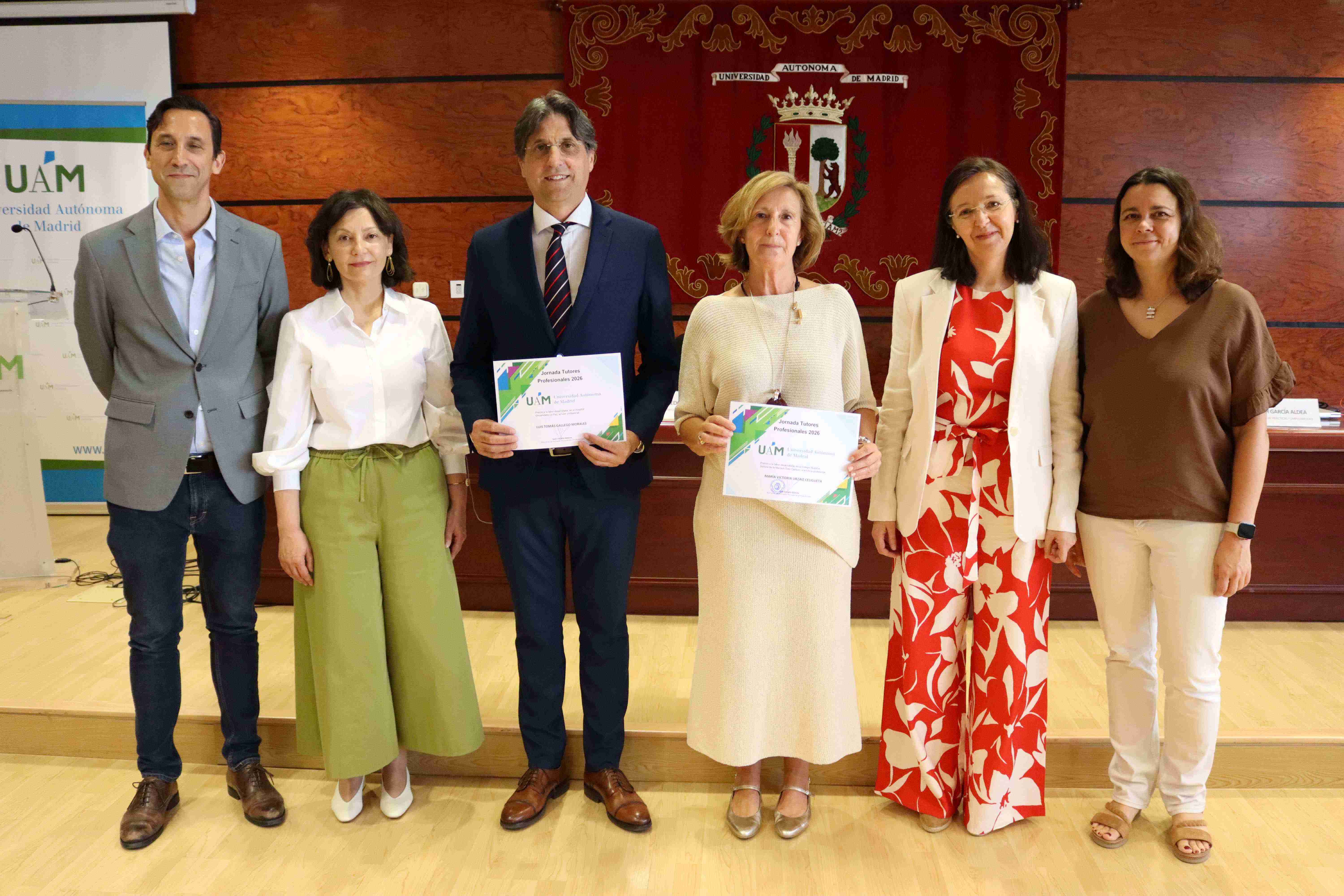 Entrega de premios jornada tutores profesionales