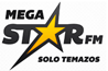 Logo MegaStar FM. Enlace externo. Abre en ventana nueva.