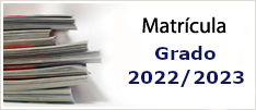Matrícula Grado 2022-23. External Link. Open a new window
