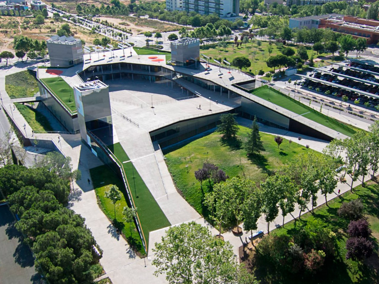 Campus de Cantoblanco vista aerea