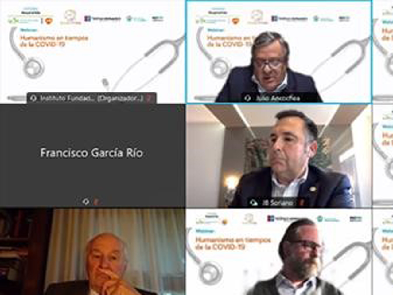 Investigadores y expertos participaron en el webinar sobre humanismo en pandemia, organizado por la cátedra de la UAM en colaboración con GSK