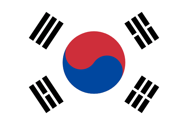 Bandera de Corea