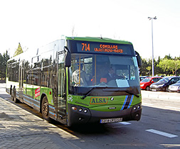 Imagen autobus público interurbano