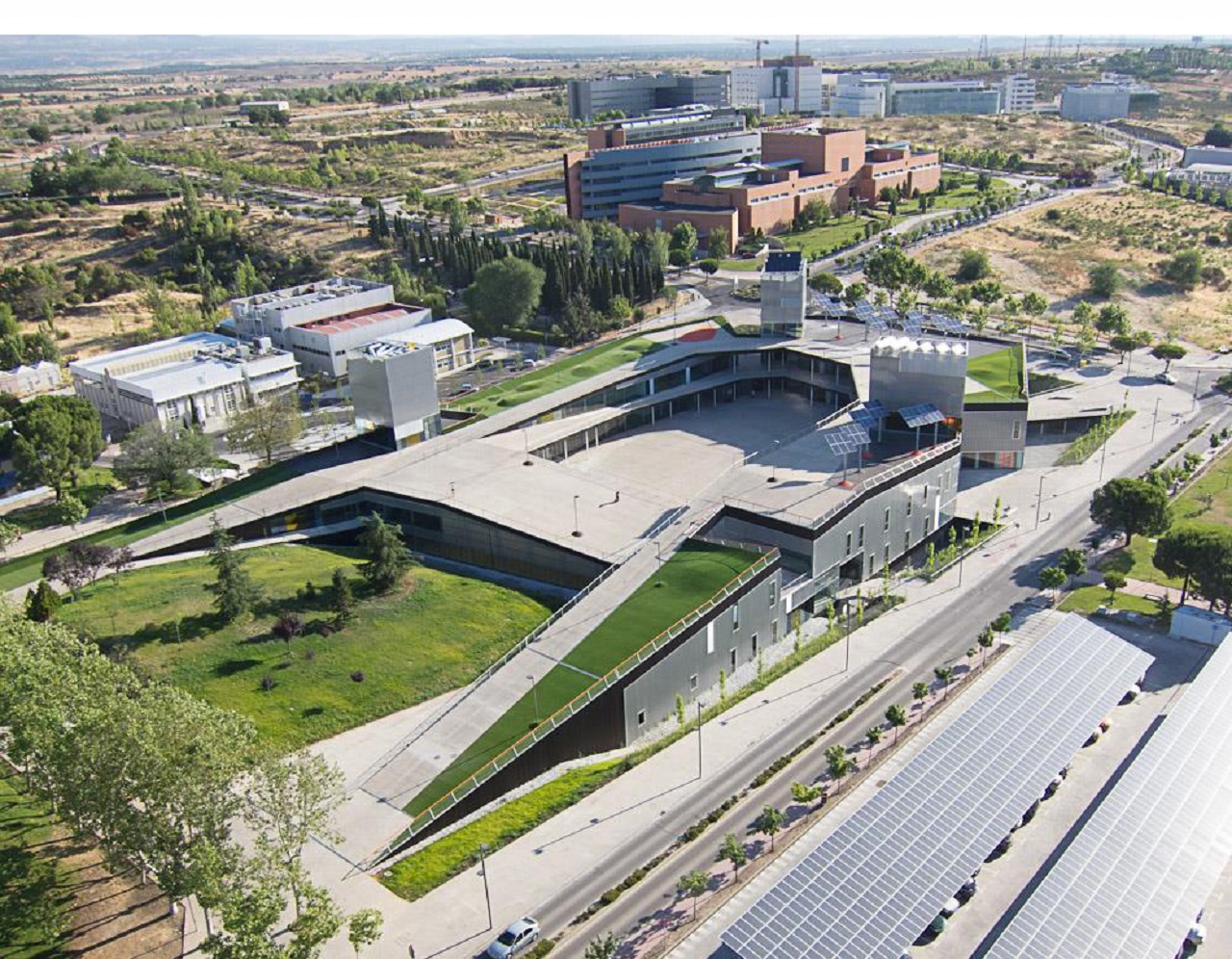 El Campus de Cantoblanco de la Universidad Autónoma de Madrid, a vista de pájaro / UAM