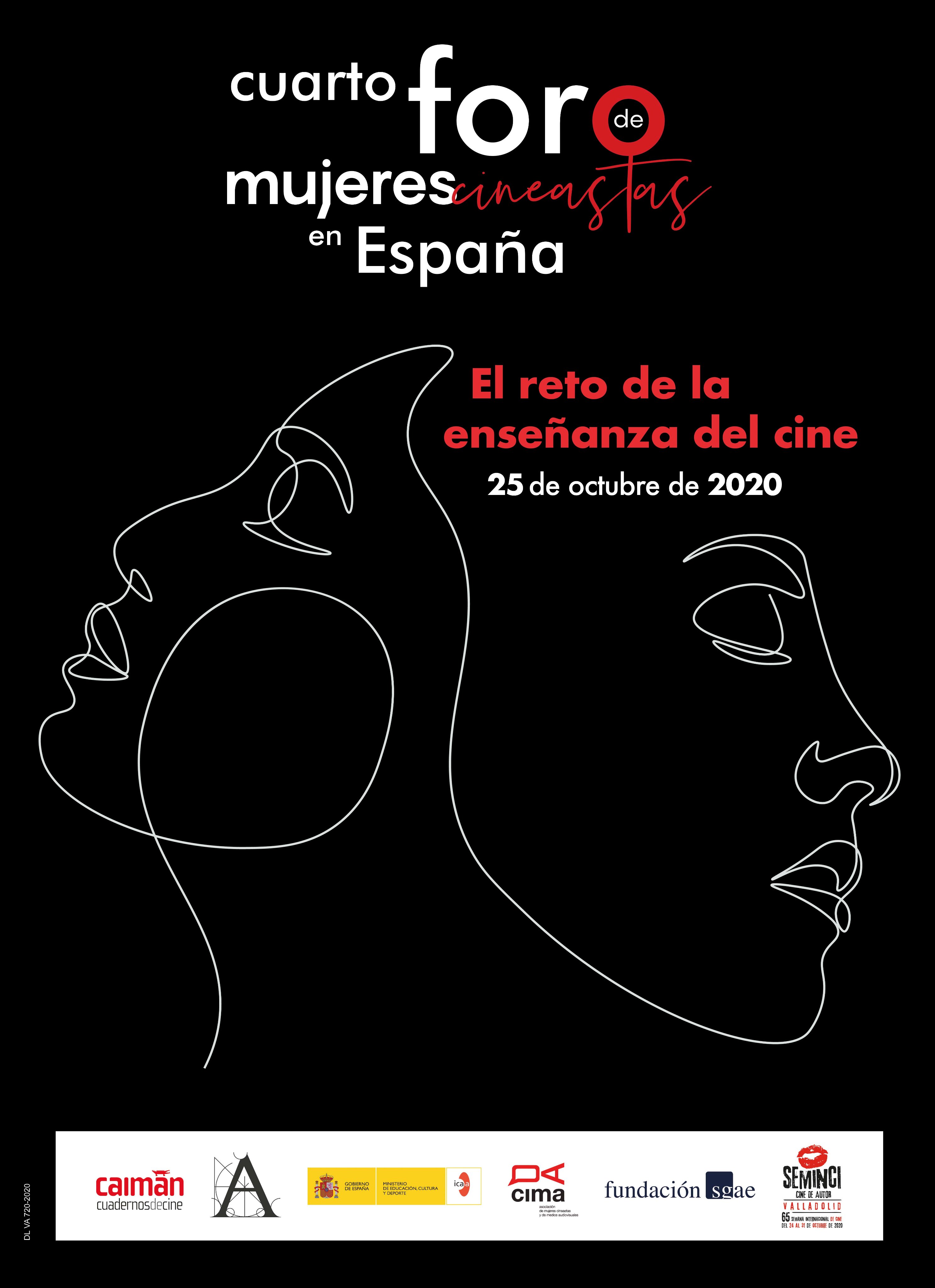 Imagen del cartel del IV Foro de Mujeres Cineastas en España