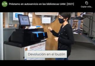 Prestamo y devolución en Autoservicio