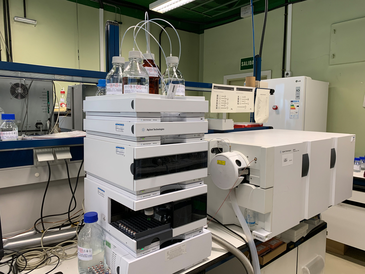HPLC/MS triple Cuadrupolo