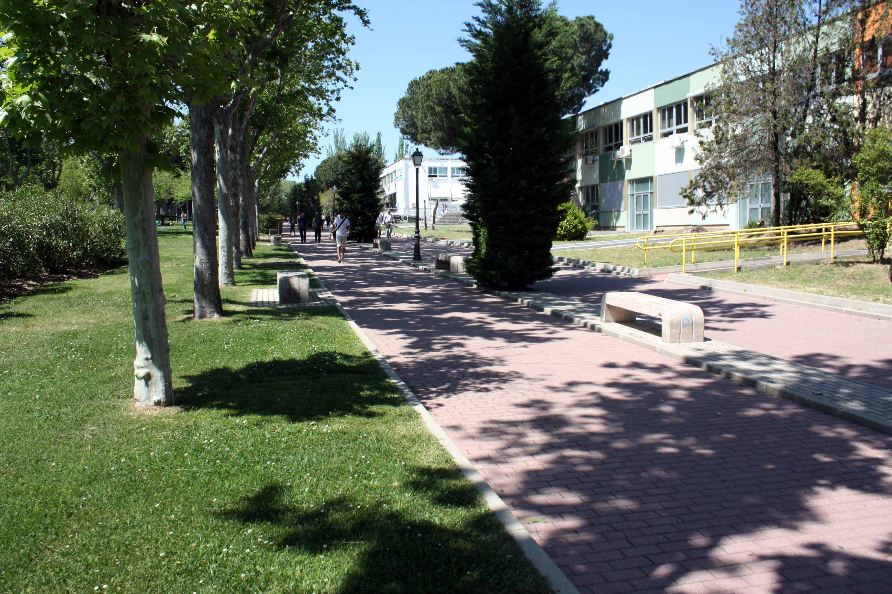 Los exteriores del Campus de Cantoblanco. / UAM