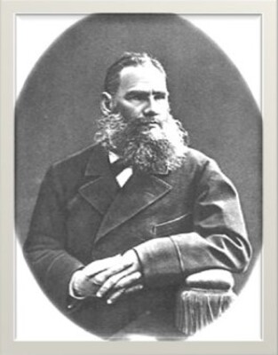 Tolstoy en la época en que escribió Ana Karenina
