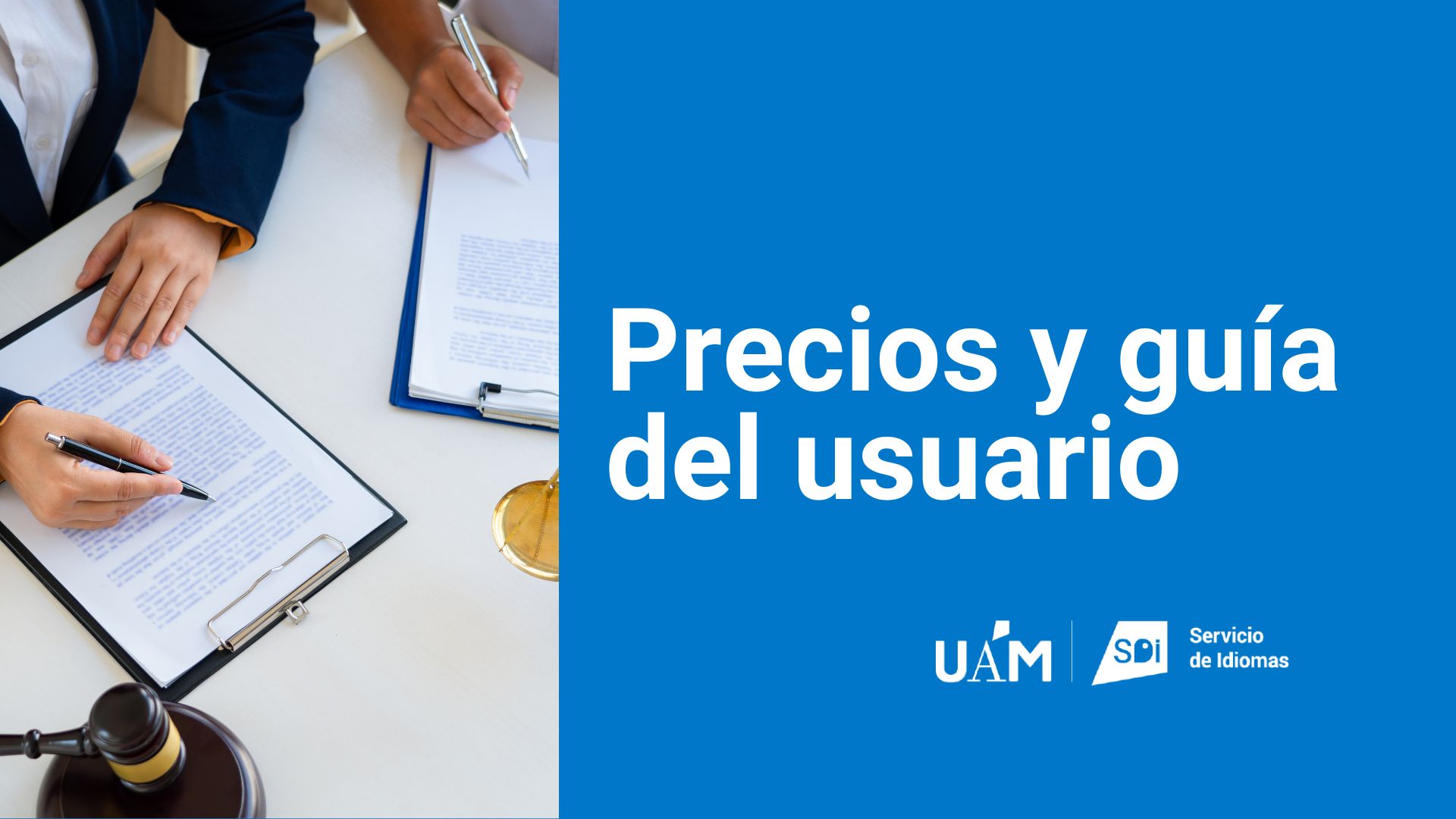 Precios y normativa