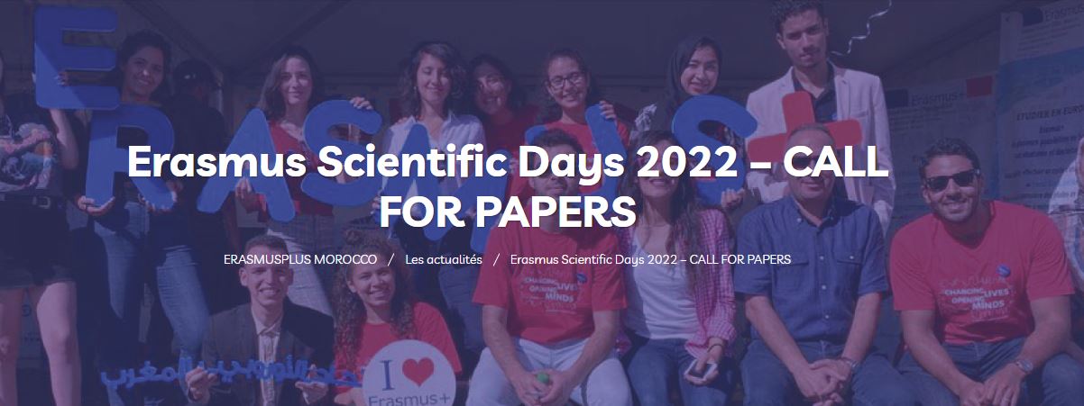 Erasmus Scientific Days 2022 Marrakech