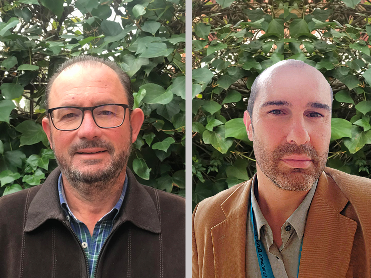 Los profesores Juan Carlos Carretero y José Alemán (UAM), galardonados con las Medallas del GEQOR 2022 / Fotos cedidas por los autores