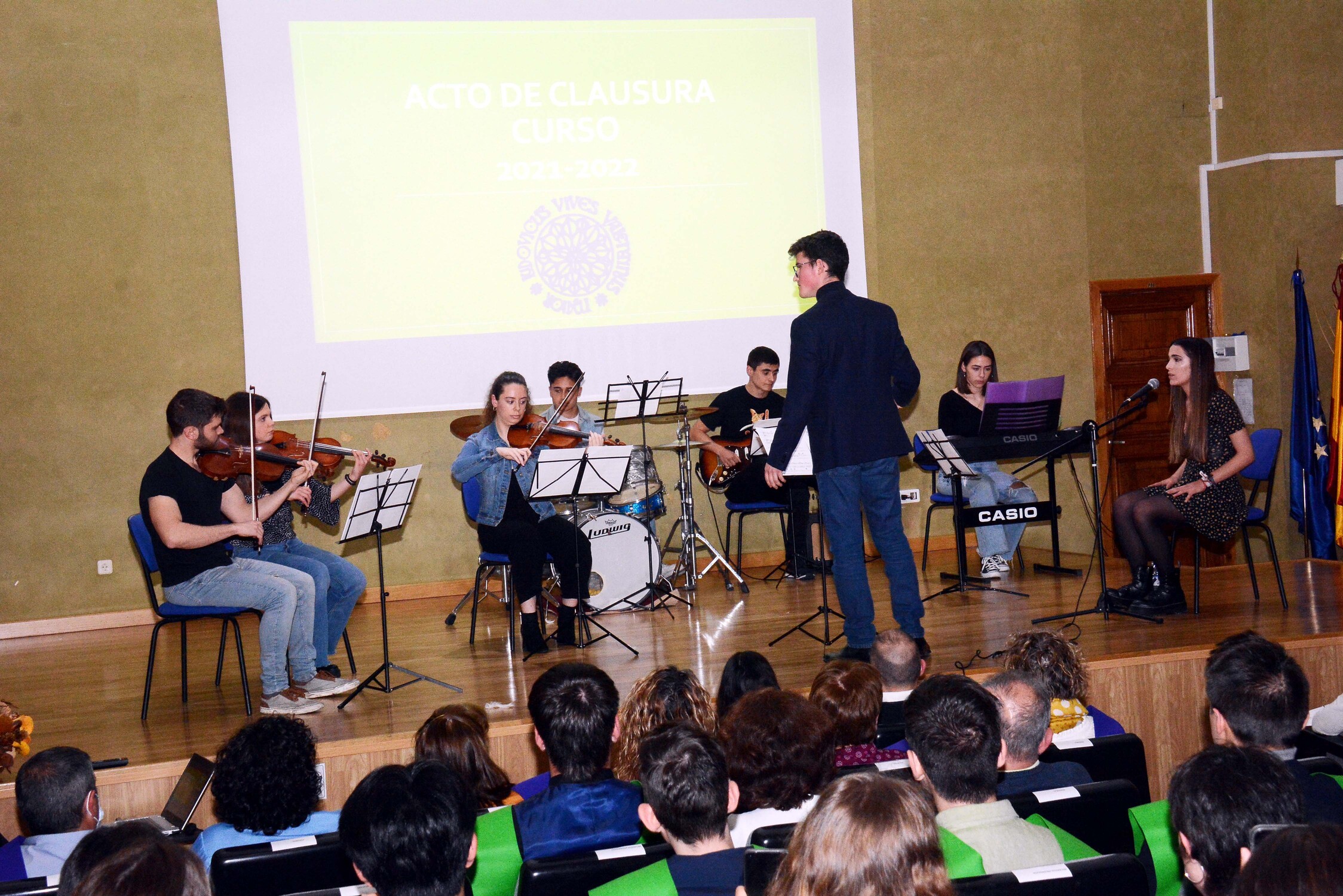 Un momento de la actuación de la orquesta del Colegio Mayor Juan Luis Vives / Foto: Colegio Mayor Luis Vives