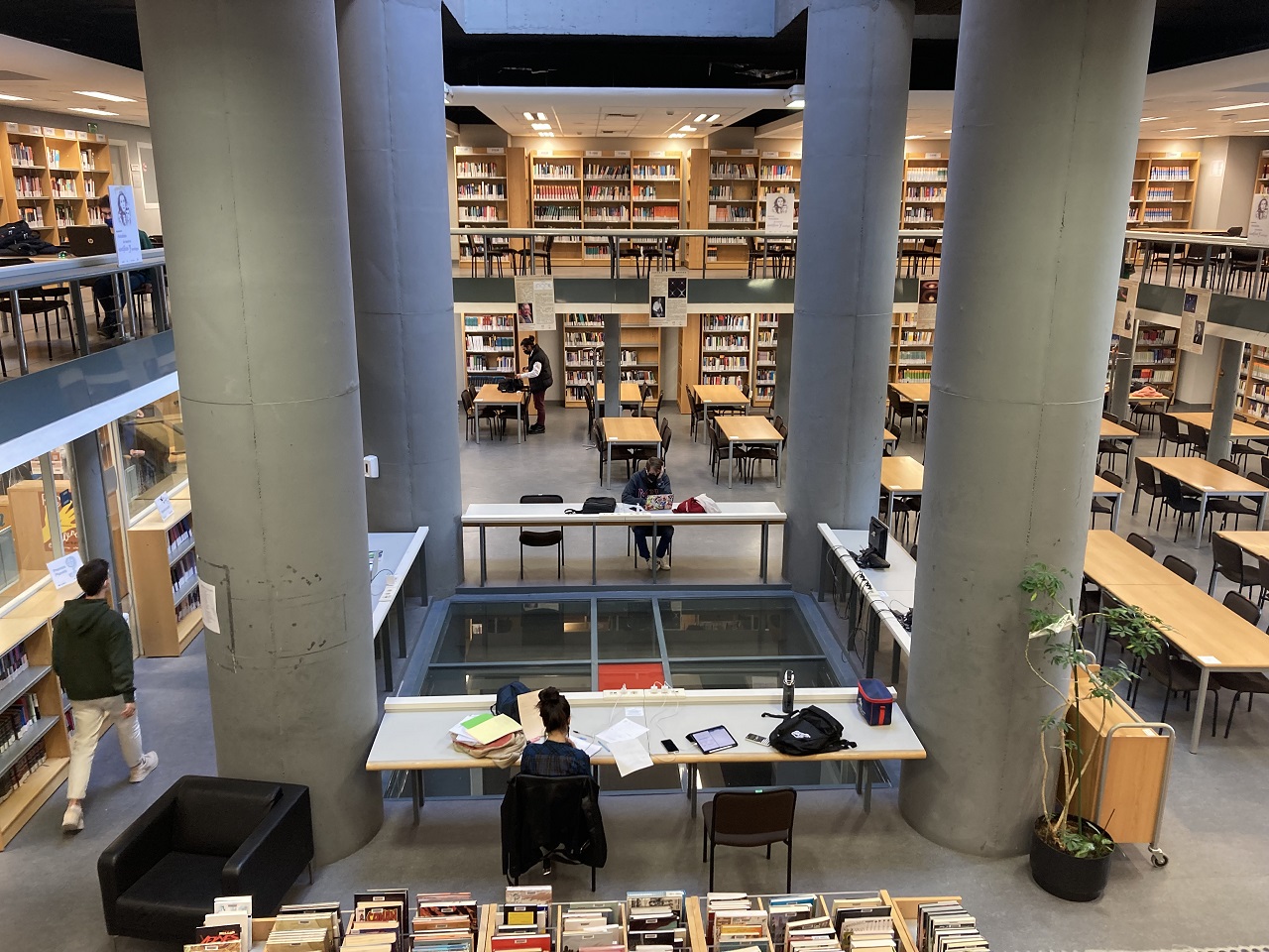 La biblioteca para estudiantes