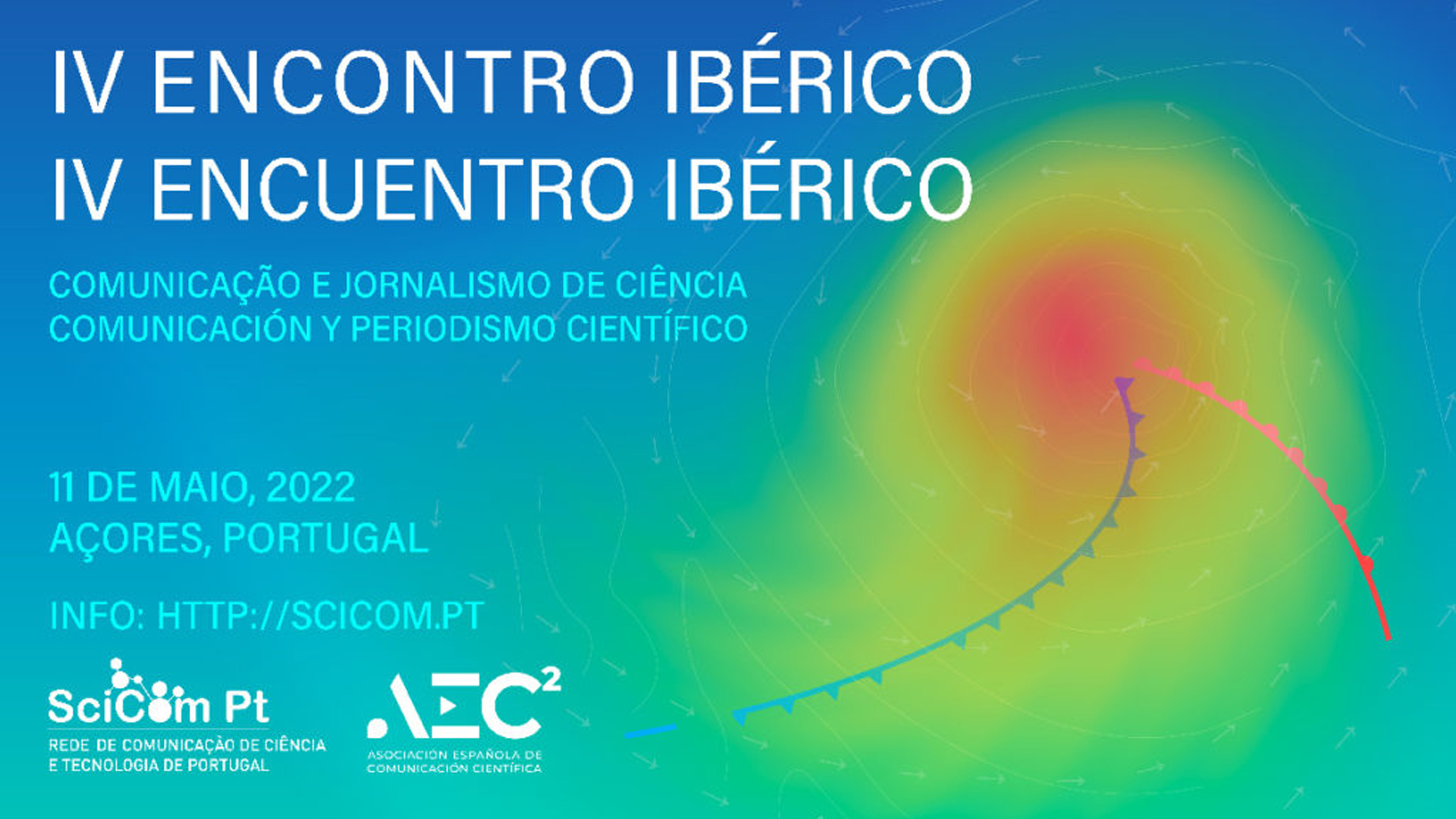 Cartel del IV Encontro Ibérico de Comunicação e Jornalismo de ciência