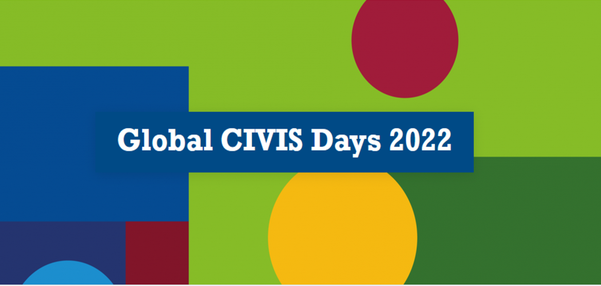 Cartel de los Global Civis Days 2022 de Atenas