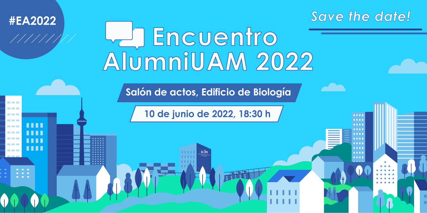 Cartel de 'Save the date' del Encuentro Alumni 2022