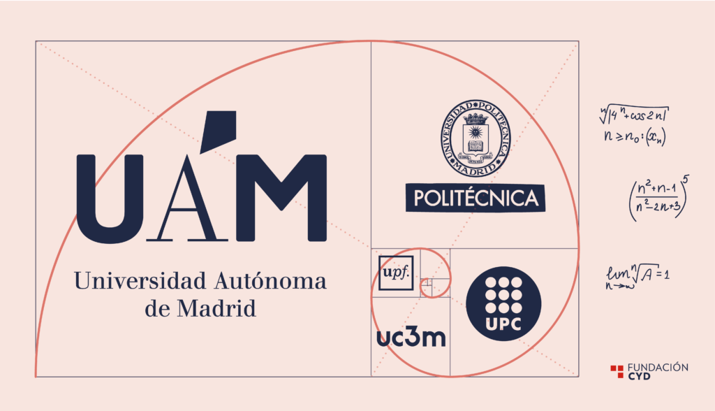 Ilustración que representa a la UAM como institución destacada en Matemáticas / Fundación CYD