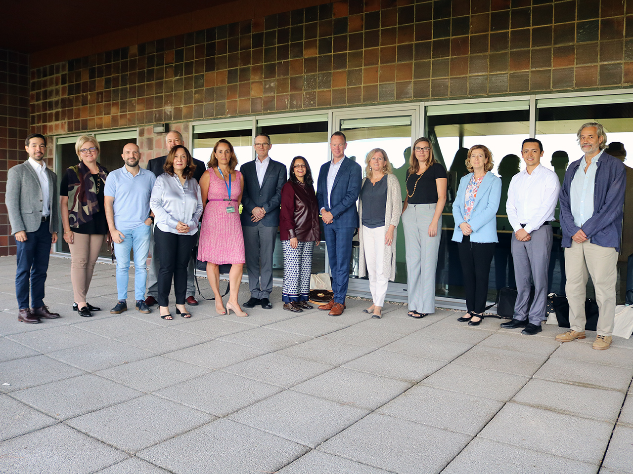 Los responsables de la UAM y miembros de la delegación canadiense, durante su visita al Rectorado de la UAM / UAM