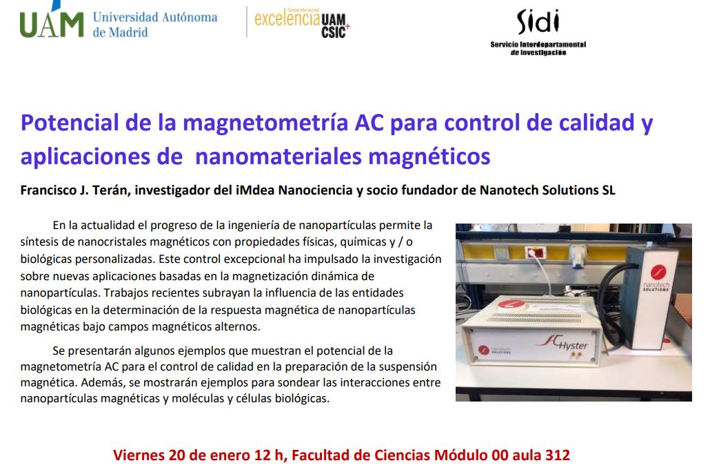 Cartel Presentación Magnetómetro AC