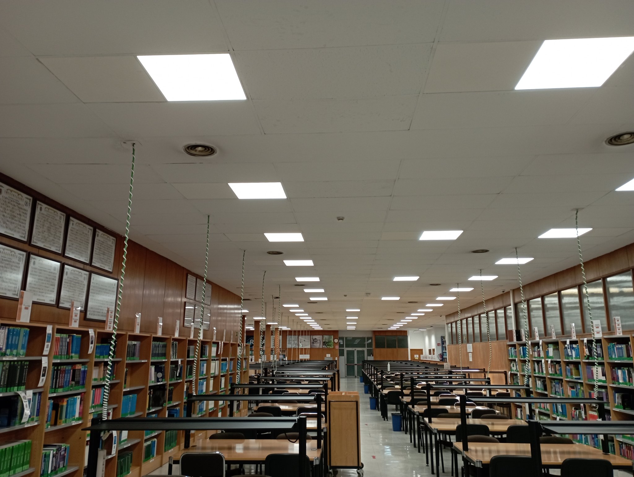 Luces nuevas en la Biblioteca de Medicina