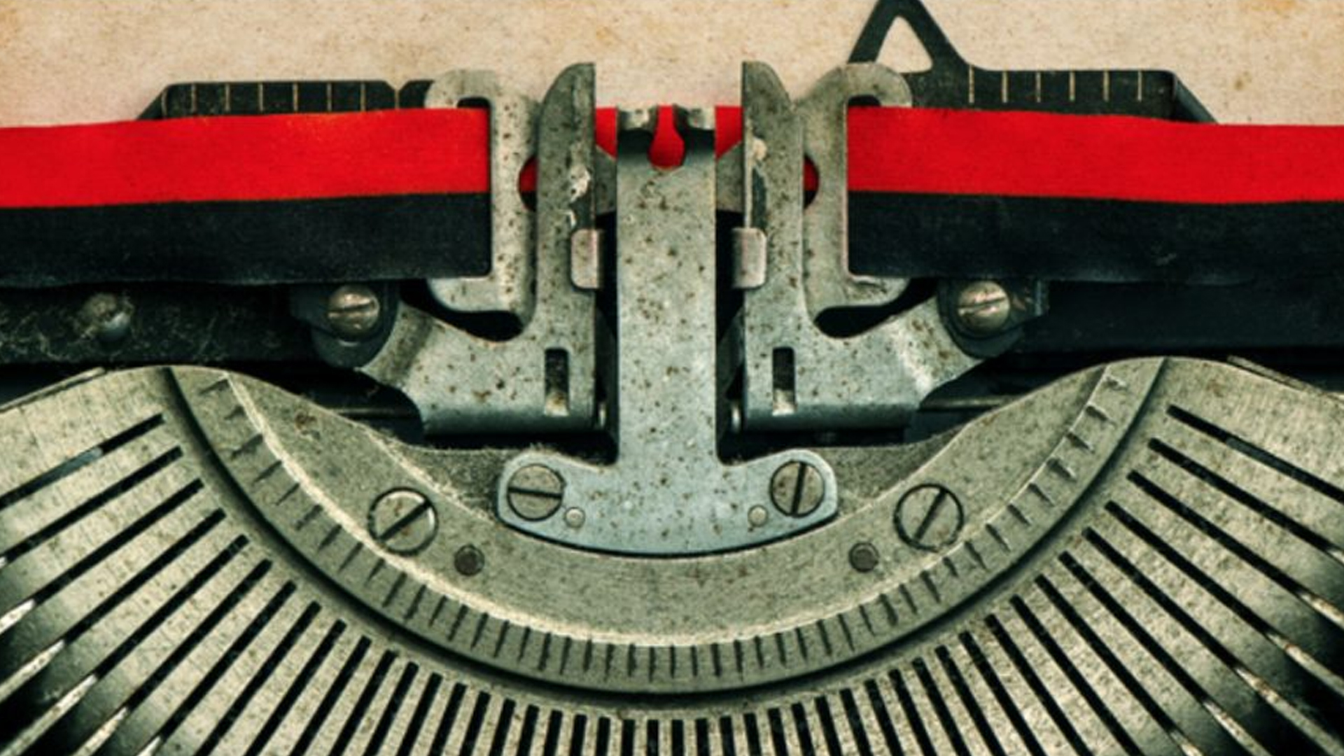 Imagen de una máquina de escribir