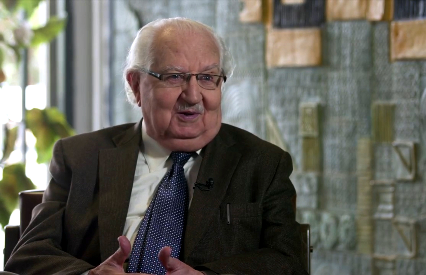 Pedro Martínez Montávez, durante una entrevista con motivo del 50 Aniversario de la UAM / UAM
