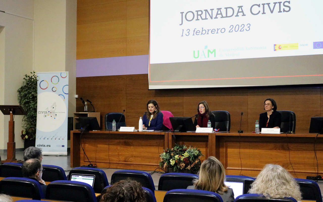 Un momento de la Jornada CIVIS 2 celebrada en la Facultad de Psicología. / UAM