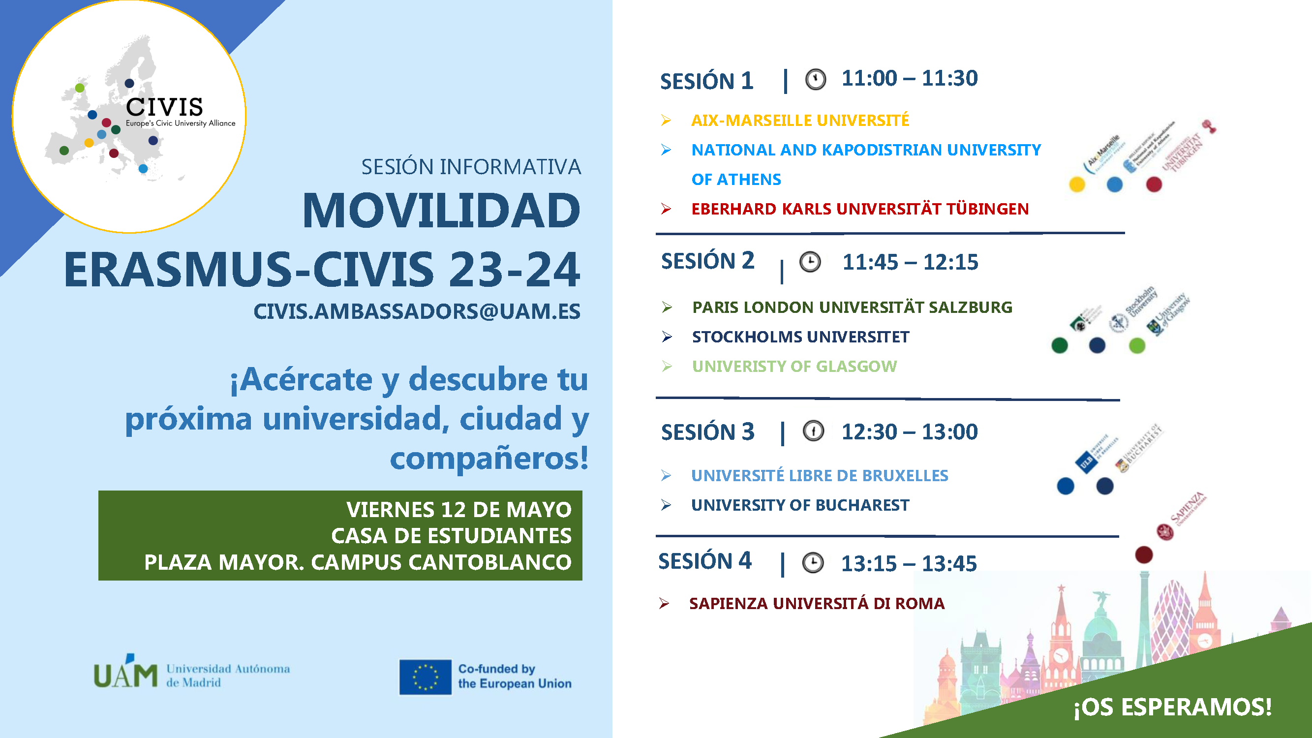 Encuentro Movilidad Erasmus CIVIS 2023-2024