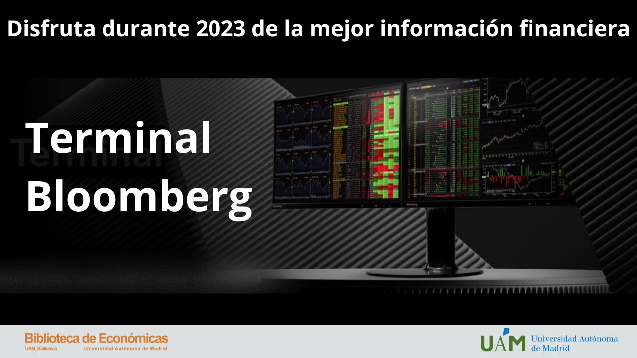 Cartel anunciando la renovación de Bloomberg durante todo 2023