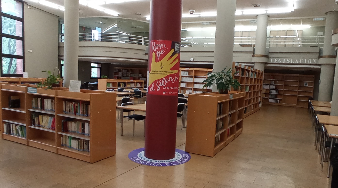 Espacio violeta contra el acoso en la Biblioteca de Derecho UAM