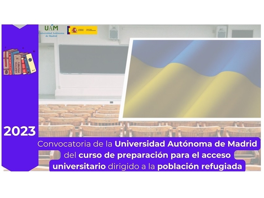 Imagen Convocatoria de la UAM del curso de preparación para el acceso universitario dirigido a la población refugiada