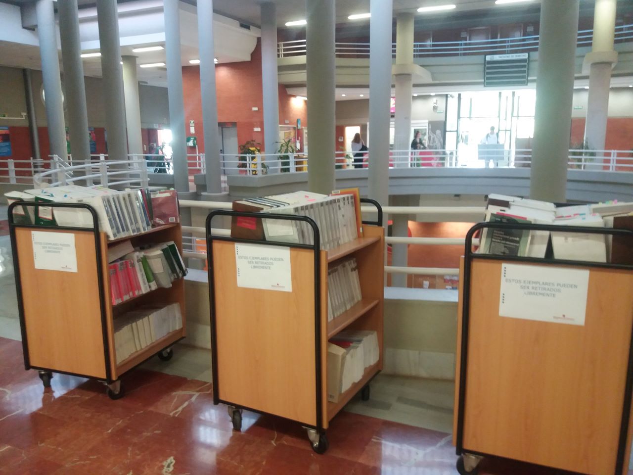 Expurgo de manuales y legislación de la Biblioteca  de Derecho UAM