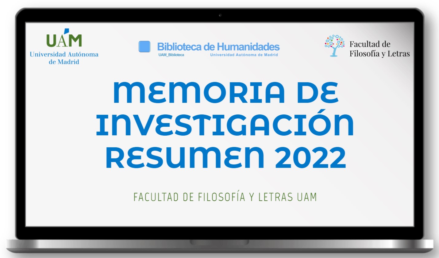 Resumen de la Memoria de Investigación 2022 de la Biblioteca de Humanidades