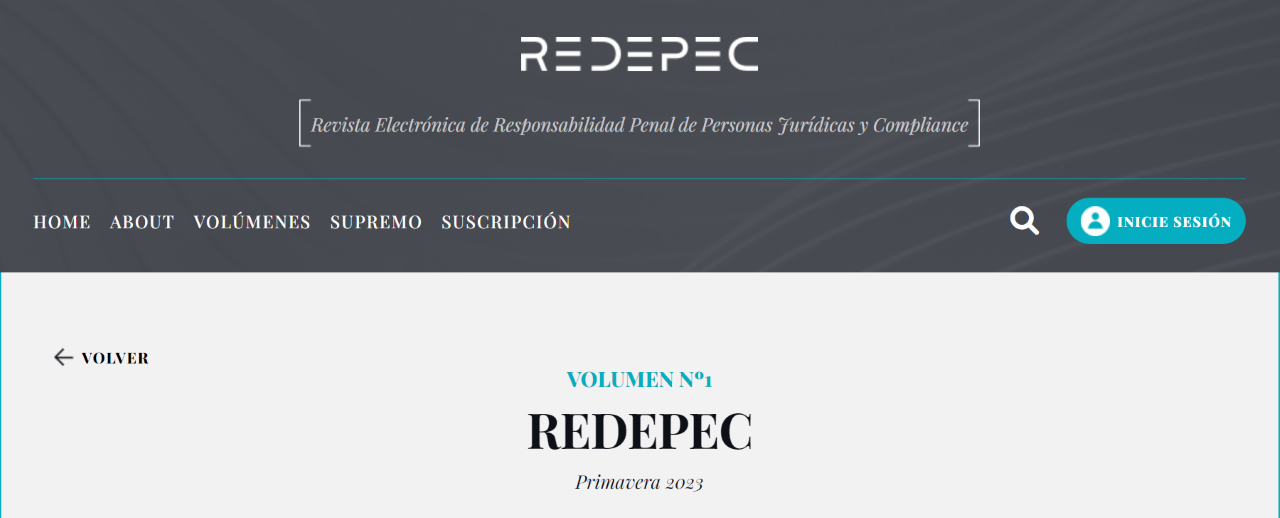 REDEPEC: Revista Electrónica de Responsabilidad Penal de Personas Jurídicas y Compliance