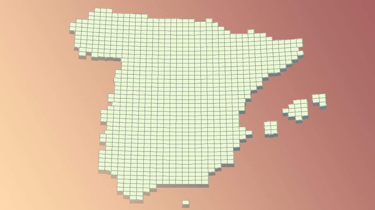 mapa hojas MTN50 España