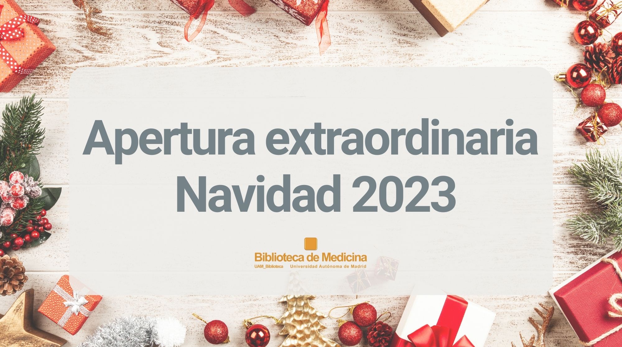 Apertura extraordinaria Navidad 2023