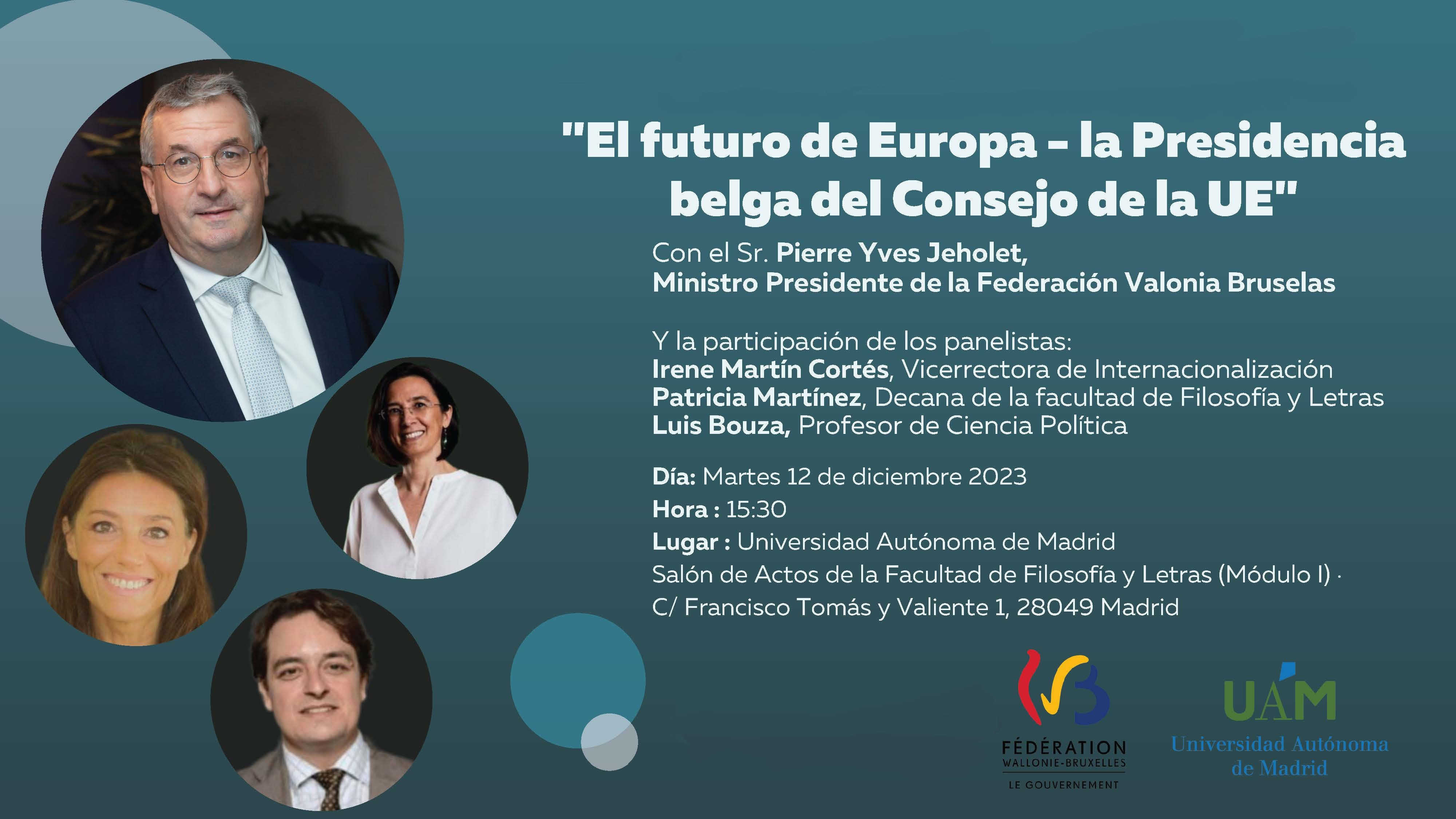 Invitación a la conferencia la Presidencia belga del Consejo de la UE