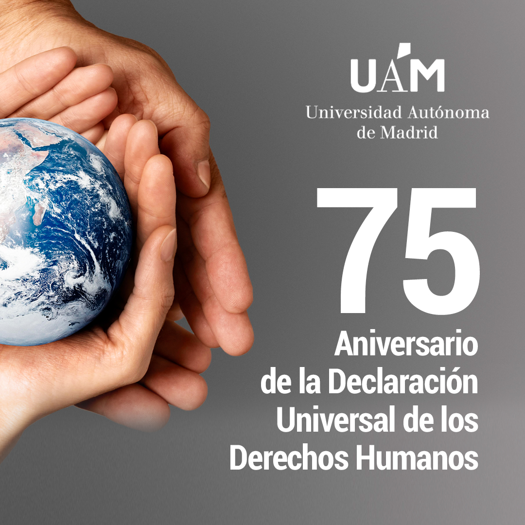 Cartel del Acto para conmemorar la Declaración Universal de los Derechos Humanos. / UAM